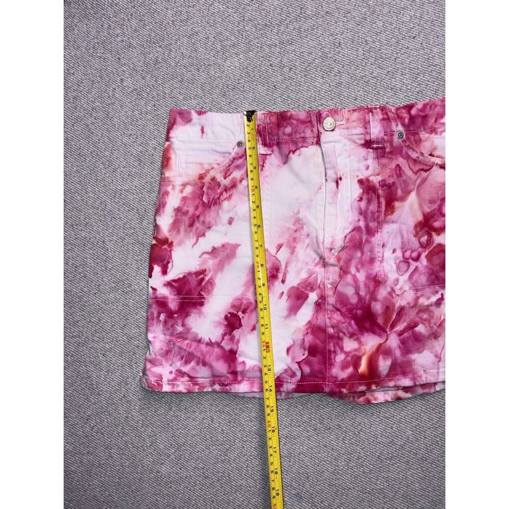 Gloria Vanderbilt Petite Pink Tie-Dye Skort Women’s Size 10 Petite - Picture 6 of 10